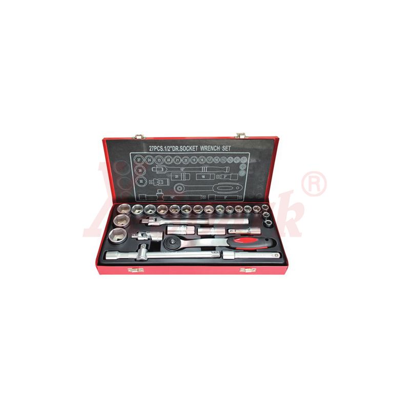 4308 27pcs 1/2 Dr.Socket Wrench Set