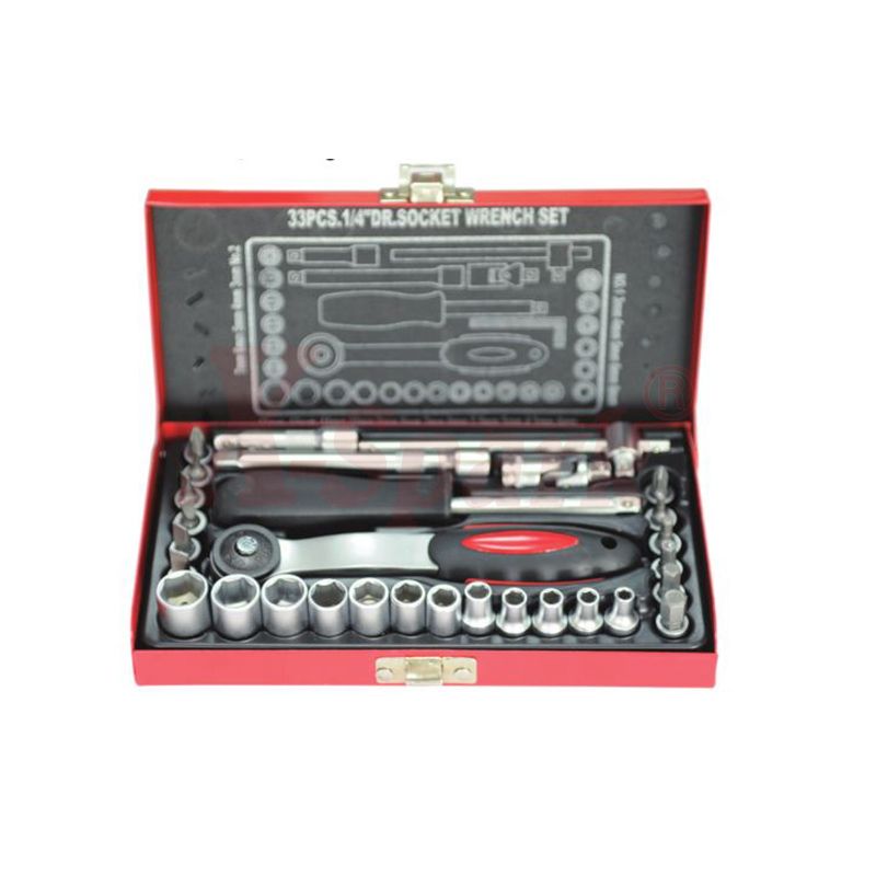 4311 33pcs 1/4 Dr Socket Wrench Set