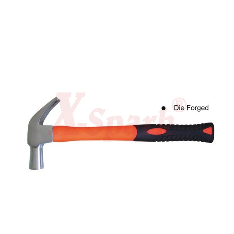 4204 British Type Claw Hammer With Plastic Coating Handle